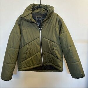 Me Jane green high neck puffer jacket L